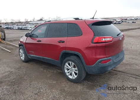 2015 Jeep Cherokee Sport из США, поврежденный, VIN 1C4PJLABXFW620485